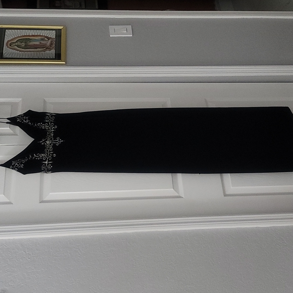 A black dress